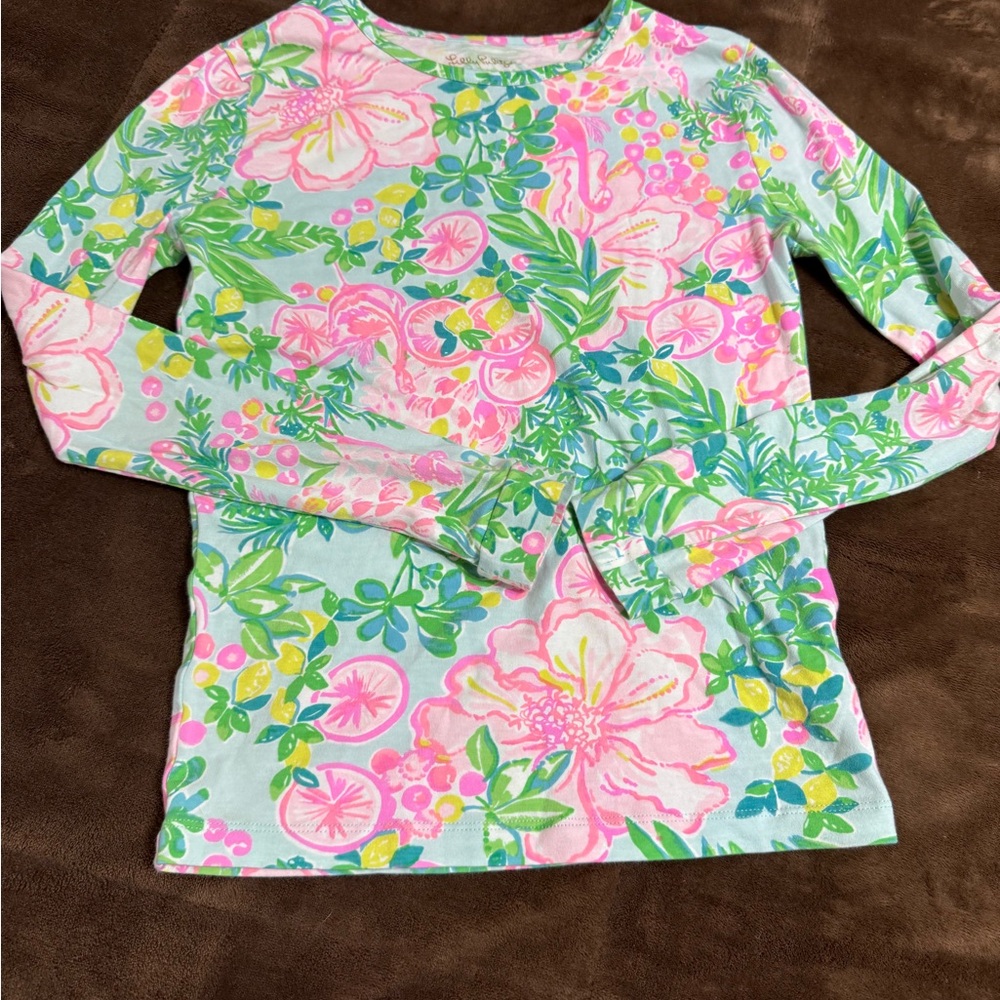 Youth girls size 12 Lilly Pulitzer long sleeve top - Picture 3 of 7